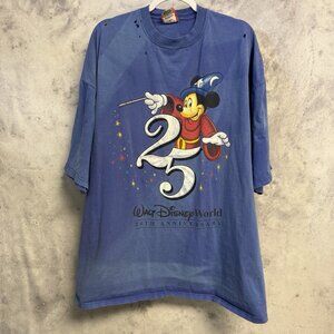 Vintage Disney Fantasia T Shirt Mens One Size Fits All Walt Disney World 90s
